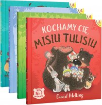 Kochamy cię, Misiu Tulisiu / Kto przytuli Misia Tulisia? / Nie martw się, Misiu Tulisiu / Miś Tuliś bawi się w chowanego (pakiet)