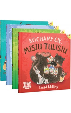 Kochamy cię, Misiu Tulisiu / Kto przytuli Misia Tulisia? / Nie martw się, Misiu Tulisiu / Miś Tuliś bawi się w chowanego (pakiet)