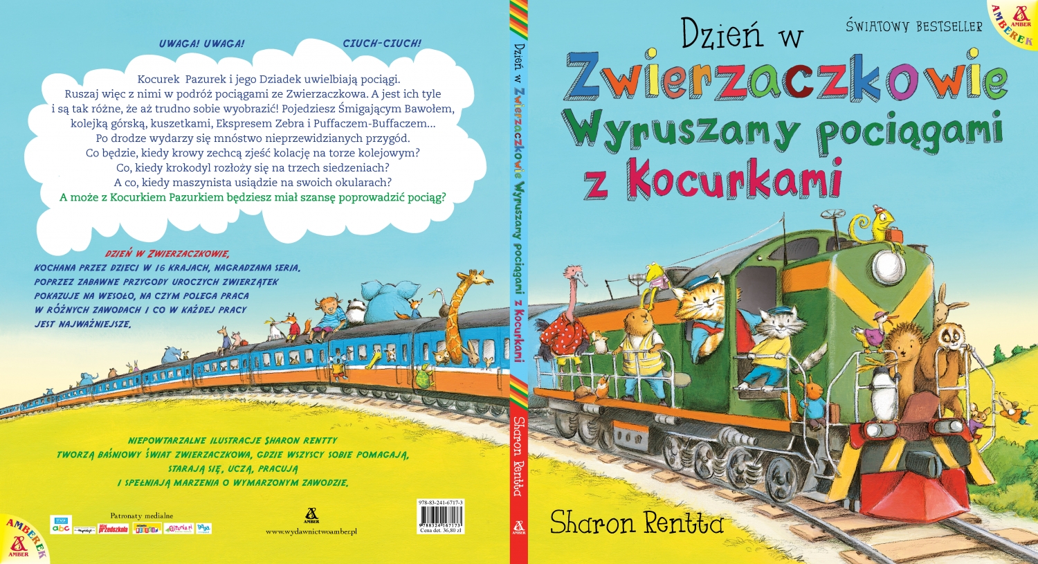 Gry Z Pociagami Dla Dzieci Dzień w Zwierzaczkowie: Wyruszamy pociągami z Kocurkami - AMBEREK